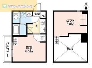 カーサグランデ大久保の物件間取画像